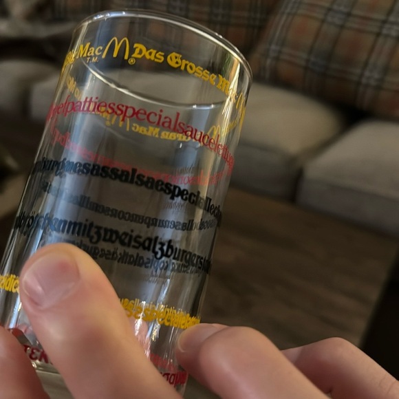 VTG McDonald's Restaurant Big Mac Slogan Collectible Drinking Glass Cup - Picture 2 of 13